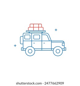 Road Adventures, Road Trip Essentials, Car Travel, Scenic Routes, Vacation Travel, Travel Vector Illustration Icon Design