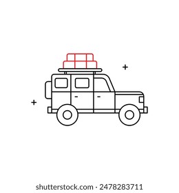 Road Adventures, Road Trip Essentials, Car Travel, Scenic Routes, Vacation Travel, Travel Vector Illustration Icon Design