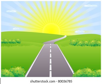 4,023 Over The Hill Vector Images, Stock Photos & Vectors | Shutterstock