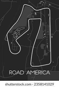 Road America Track Map Longtime racetrack on 640 acres of parklike grounds