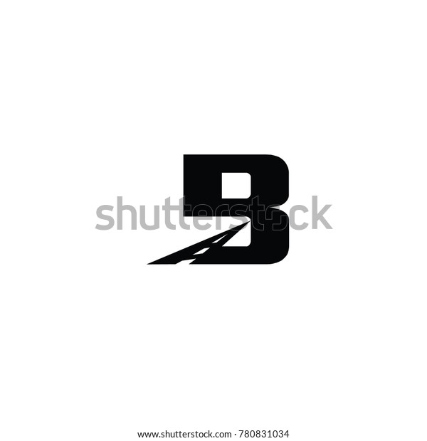road b font logo flat\
vector template