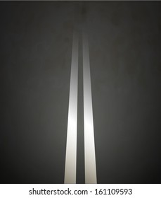 Road background double lines asphalt vector
