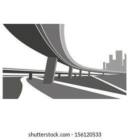 Road background,vector illustration