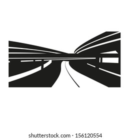 Road background,vector illustration