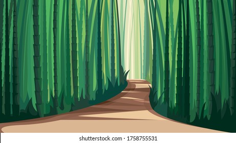 竹林の道 のイラスト素材 画像 ベクター画像 Shutterstock