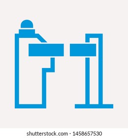 road barrier icon. Element of firefighter shop for advertising signs, mobile concept and web apps. Icon for website design and development, app development. Premium icon