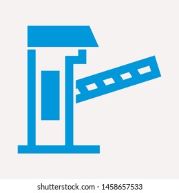 road barrier icon. Element of firefighter shop for advertising signs, mobile concept and web apps. Icon for website design and development, app development. Premium icon