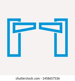 road barrier icon. Element of firefighter shop for advertising signs, mobile concept and web apps. Icon for website design and development, app development. Premium icon