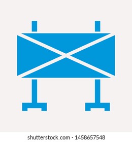 road barrier icon. Element of firefighter shop for advertising signs, mobile concept and web apps. Icon for website design and development, app development. Premium icon