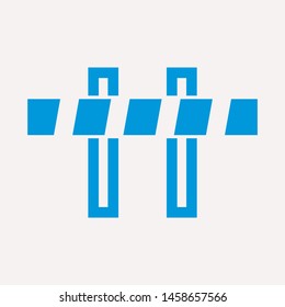 road barrier icon. Element of firefighter shop for advertising signs, mobile concept and web apps. Icon for website design and development, app development. Premium icon