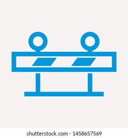 road barrier icon. Element of firefighter shop for advertising signs, mobile concept and web apps. Icon for website design and development, app development. Premium icon