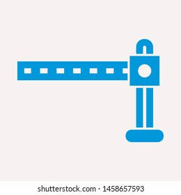 road barrier icon. Element of firefighter shop for advertising signs, mobile concept and web apps. Icon for website design and development, app development. Premium icon