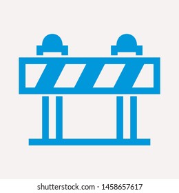 road barrier icon. Element of firefighter shop for advertising signs, mobile concept and web apps. Icon for website design and development, app development. Premium icon