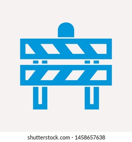 road barrier icon. Element of firefighter shop for advertising signs, mobile concept and web apps. Icon for website design and development, app development. Premium icon