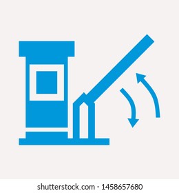 road barrier icon. Element of firefighter shop for advertising signs, mobile concept and web apps. Icon for website design and development, app development. Premium icon