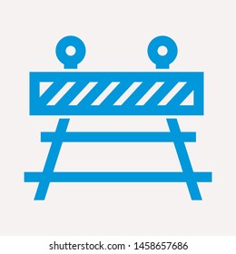 road barrier icon. Element of firefighter shop for advertising signs, mobile concept and web apps. Icon for website design and development, app development. Premium icon