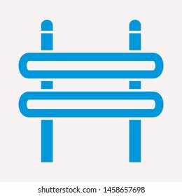 road barrier icon. Element of firefighter shop for advertising signs, mobile concept and web apps. Icon for website design and development, app development. Premium icon
