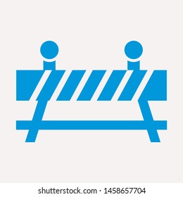 road barrier icon. Element of firefighter shop for advertising signs, mobile concept and web apps. Icon for website design and development, app development. Premium icon