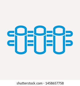 road barrier icon. Element of firefighter shop for advertising signs, mobile concept and web apps. Icon for website design and development, app development. Premium icon
