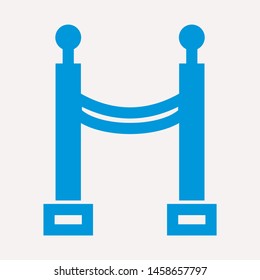 road barrier icon. Element of firefighter shop for advertising signs, mobile concept and web apps. Icon for website design and development, app development. Premium icon