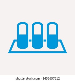 road barrier icon. Element of firefighter shop for advertising signs, mobile concept and web apps. Icon for website design and development, app development. Premium icon