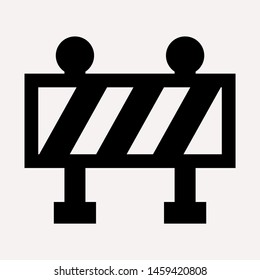 road barrier icon. Element of firefighter shop for advertising signs, mobile concept and web apps. Icon for website design and development, app development. Premium icon
