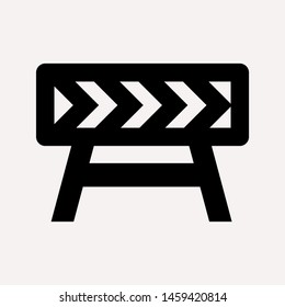 road barrier icon. Element of firefighter shop for advertising signs, mobile concept and web apps. Icon for website design and development, app development. Premium icon
