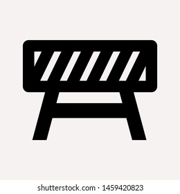 road barrier icon. Element of firefighter shop for advertising signs, mobile concept and web apps. Icon for website design and development, app development. Premium icon
