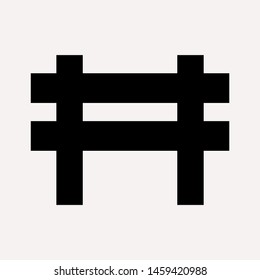 road barrier icon. Element of firefighter shop for advertising signs, mobile concept and web apps. Icon for website design and development, app development. Premium icon
