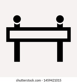 road barrier icon. Element of firefighter shop for advertising signs, mobile concept and web apps. Icon for website design and development, app development. Premium icon
