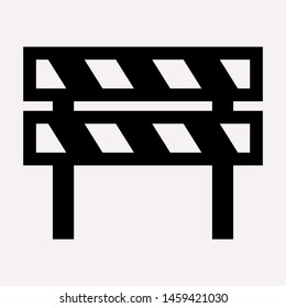 road barrier icon. Element of firefighter shop for advertising signs, mobile concept and web apps. Icon for website design and development, app development. Premium icon
