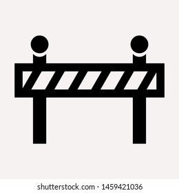 road barrier icon. Element of firefighter shop for advertising signs, mobile concept and web apps. Icon for website design and development, app development. Premium icon
