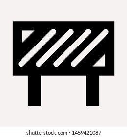 road barrier icon. Element of firefighter shop for advertising signs, mobile concept and web apps. Icon for website design and development, app development. Premium icon
