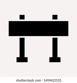 road barrier icon. Element of firefighter shop for advertising signs, mobile concept and web apps. Icon for website design and development, app development. Premium icon

