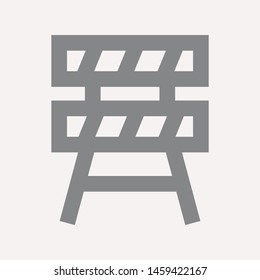 road barrier icon. Element of firefighter shop for advertising signs, mobile concept and web apps. Icon for website design and development, app development. Premium icon
