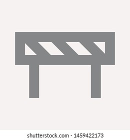 road barrier icon. Element of firefighter shop for advertising signs, mobile concept and web apps. Icon for website design and development, app development. Premium icon
