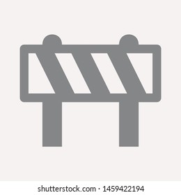 road barrier icon. Element of firefighter shop for advertising signs, mobile concept and web apps. Icon for website design and development, app development. Premium icon
