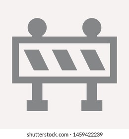 road barrier icon. Element of firefighter shop for advertising signs, mobile concept and web apps. Icon for website design and development, app development. Premium icon
