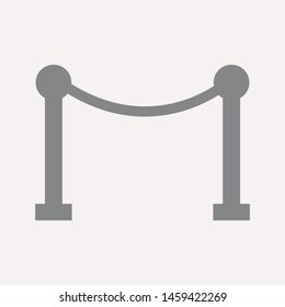 road barrier icon. Element of firefighter shop for advertising signs, mobile concept and web apps. Icon for website design and development, app development. Premium icon
