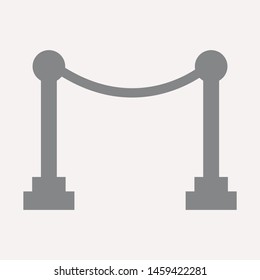road barrier icon. Element of firefighter shop for advertising signs, mobile concept and web apps. Icon for website design and development, app development. Premium icon
