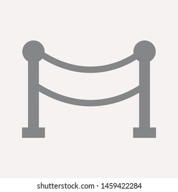 road barrier icon. Element of firefighter shop for advertising signs, mobile concept and web apps. Icon for website design and development, app development. Premium icon
