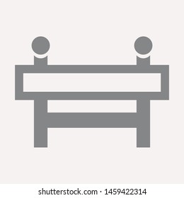 road barrier icon. Element of firefighter shop for advertising signs, mobile concept and web apps. Icon for website design and development, app development. Premium icon
