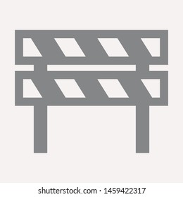 road barrier icon. Element of firefighter shop for advertising signs, mobile concept and web apps. Icon for website design and development, app development. Premium icon

