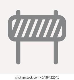road barrier icon. Element of firefighter shop for advertising signs, mobile concept and web apps. Icon for website design and development, app development. Premium icon
