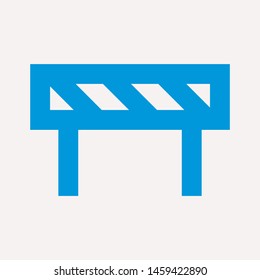 road barrier icon. Element of firefighter shop for advertising signs, mobile concept and web apps. Icon for website design and development, app development. Premium icon
