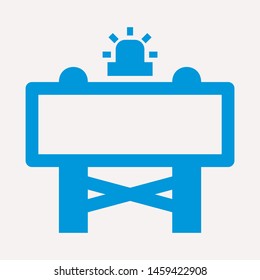 road barrier icon. Element of firefighter shop for advertising signs, mobile concept and web apps. Icon for website design and development, app development. Premium icon
