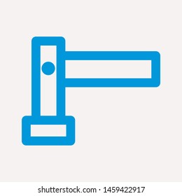 road barrier icon. Element of firefighter shop for advertising signs, mobile concept and web apps. Icon for website design and development, app development. Premium icon
