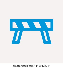 road barrier icon. Element of firefighter shop for advertising signs, mobile concept and web apps. Icon for website design and development, app development. Premium icon
