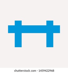 road barrier icon. Element of firefighter shop for advertising signs, mobile concept and web apps. Icon for website design and development, app development. Premium icon

