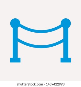 road barrier icon. Element of firefighter shop for advertising signs, mobile concept and web apps. Icon for website design and development, app development. Premium icon
